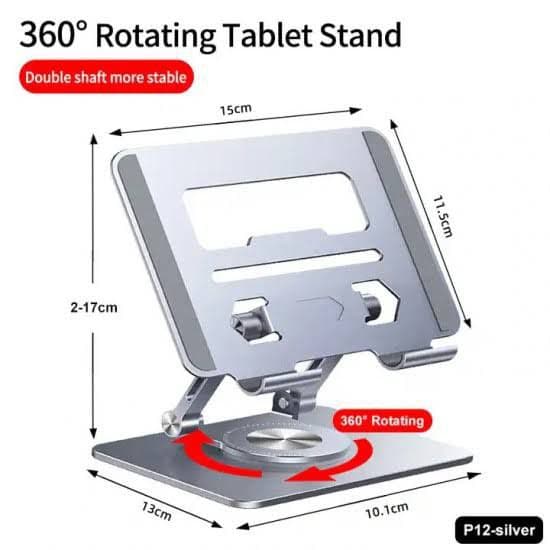 Metallic 360 Laptop Stand