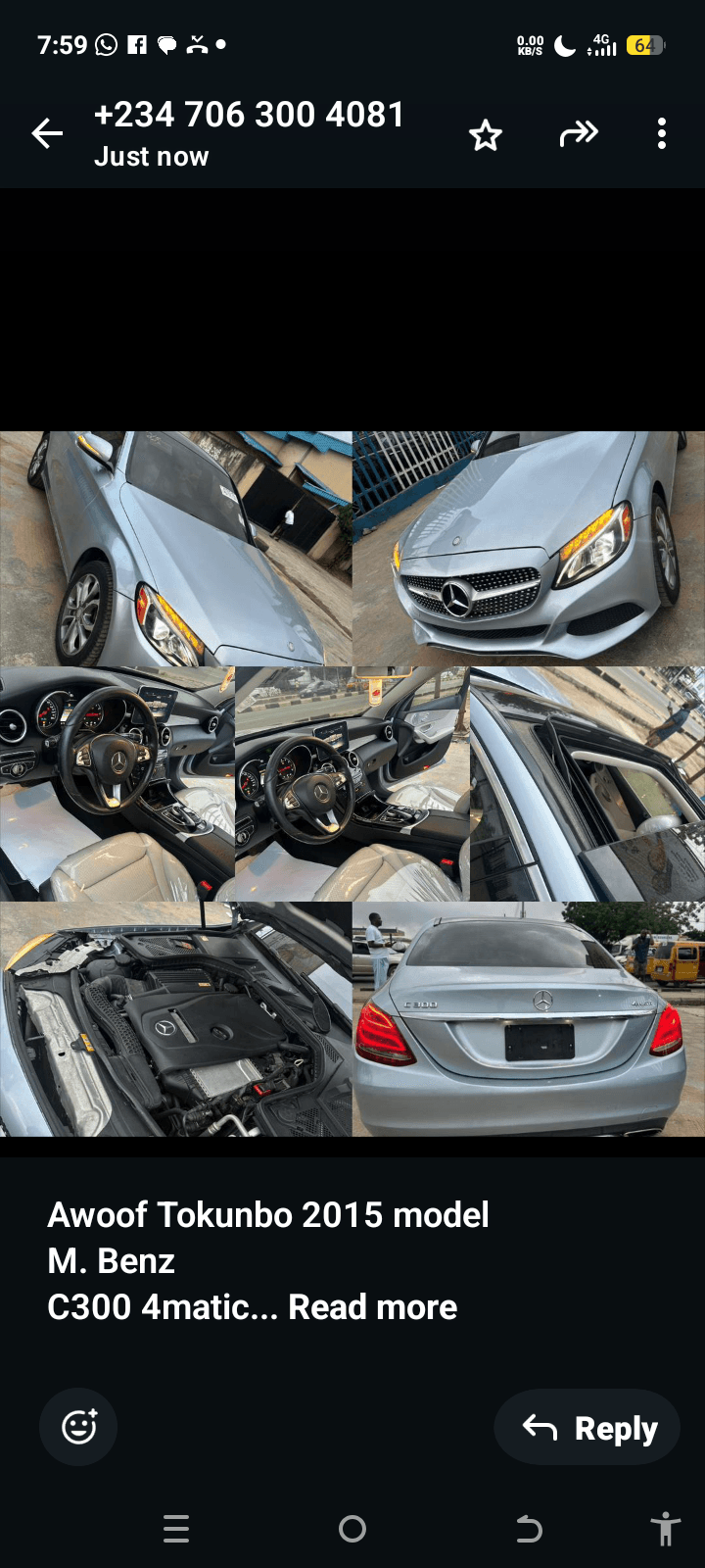 Awoof C300 4Matic 2015