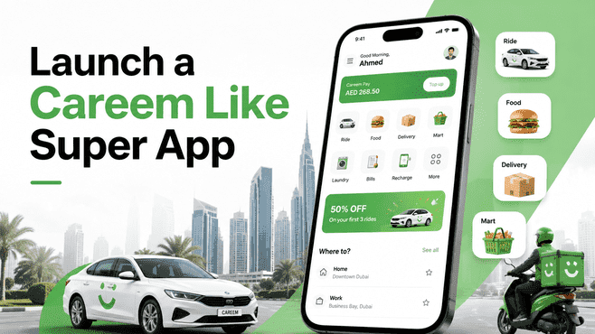 Careem Clone App: Launch a Careem Like Super App