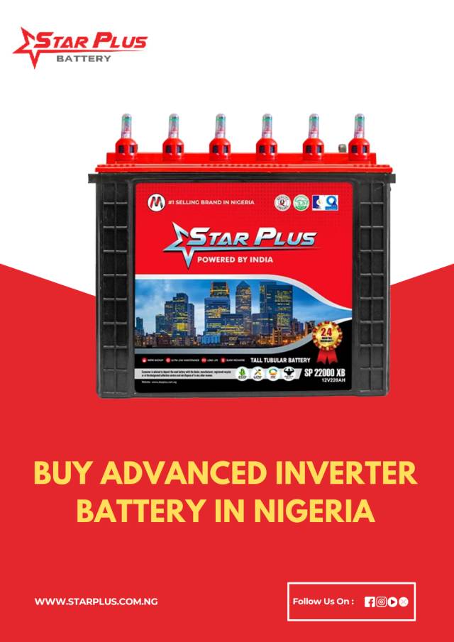 Buy Advanced Inverter Battery In Nigeria