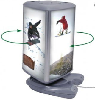 ROTATING LIGHT BOX