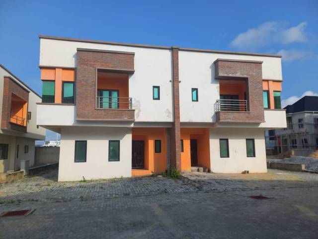 4 Bdr Semi Detached With Bq At Ikate Elegushi For Sale - Call 08094156441
