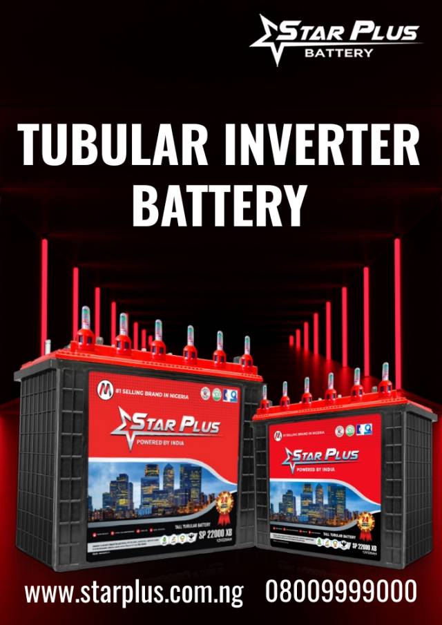 Tubular Inverter Battery With Long Backup