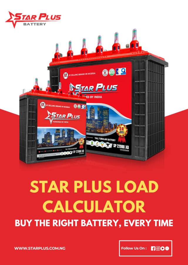 Star Plus Load Calculator