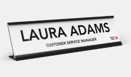 TABLETOP NAME PLATES