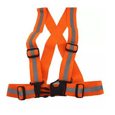 Elastic Adjustable Reflective Suspender Vest
