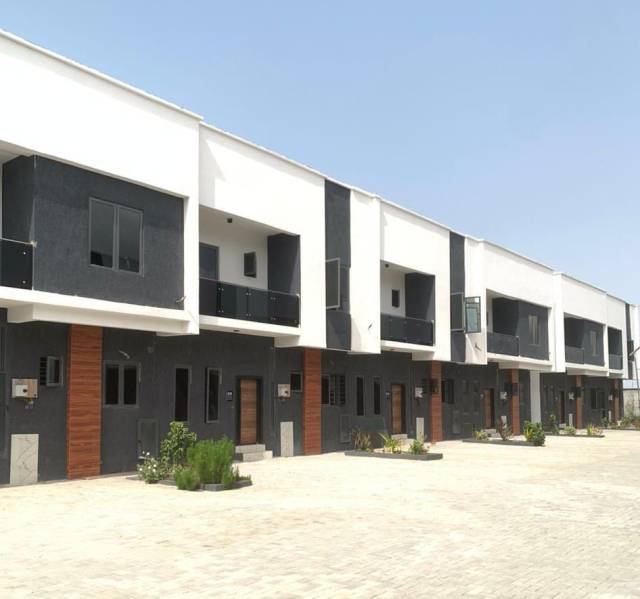 3 Bdr Terrace Duplex For Sale At Abraham Adesanya - Call 09068445870