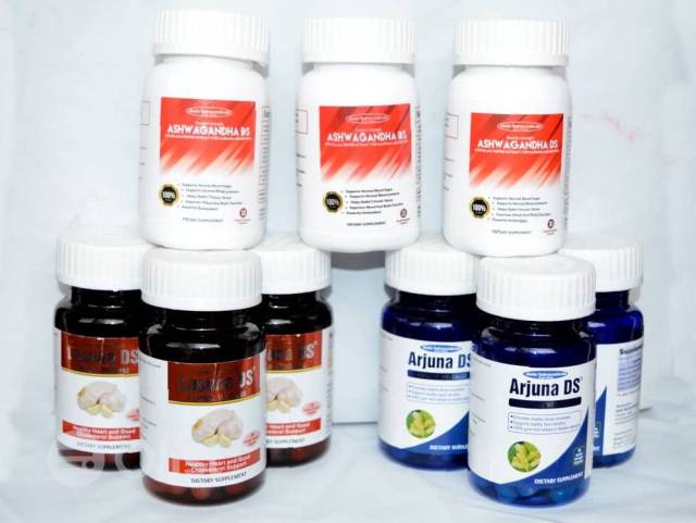 Arjuna DS And Lasuna DS With Ashwaghanda - Call 08060812655