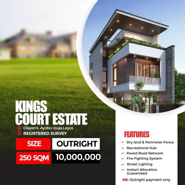 Lands For Sale In Lagos - Call 08168922388