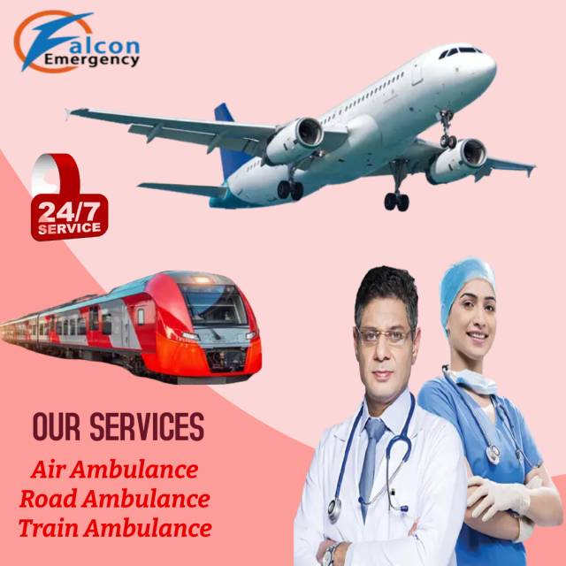 Take Specialized Medical Care From Falcon Train Ambulance Services In Raipur