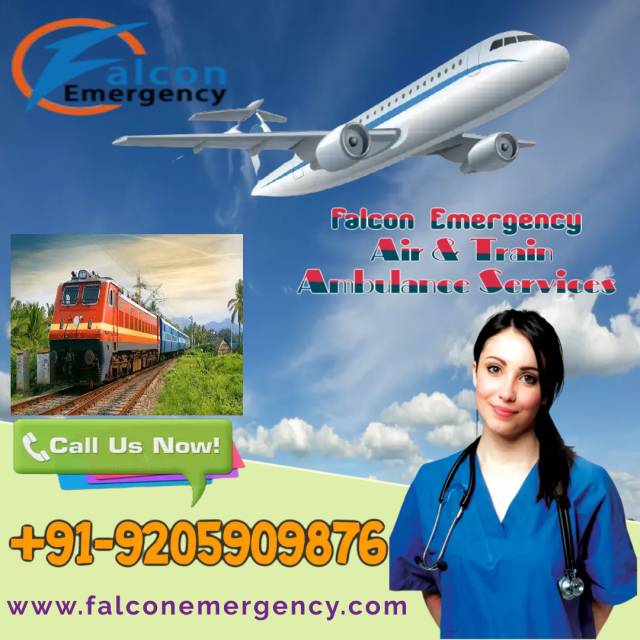 With Splendid Medical Assistance Hire Falcon Train Ambulance Services In Mumbai