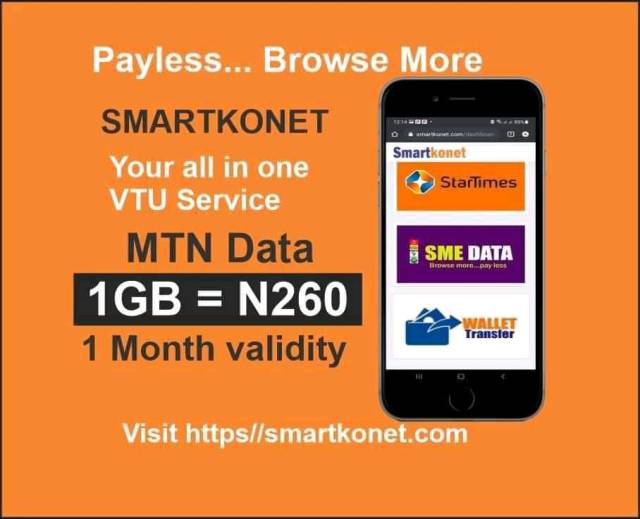 Visit Smartkonet To Buy Cheap Data And Airtime