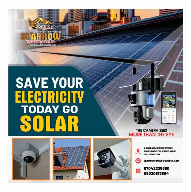 Solar Energy And CCTV System Computer Installation - Call 07042235880