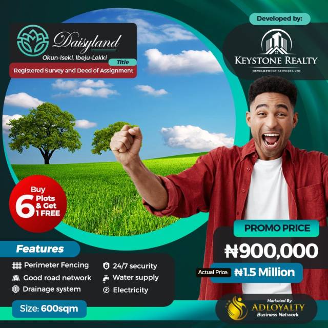Land For Sale At DAISYLAND Ibeju Lekki - Call 08064399613