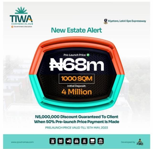 Plots Of Land For Sale At Tiwa Commercial Hub - Call 08178567556