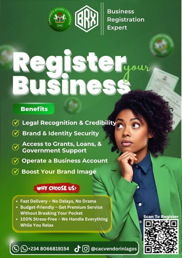 Register Your Business With CAC Today - Call 08066819154