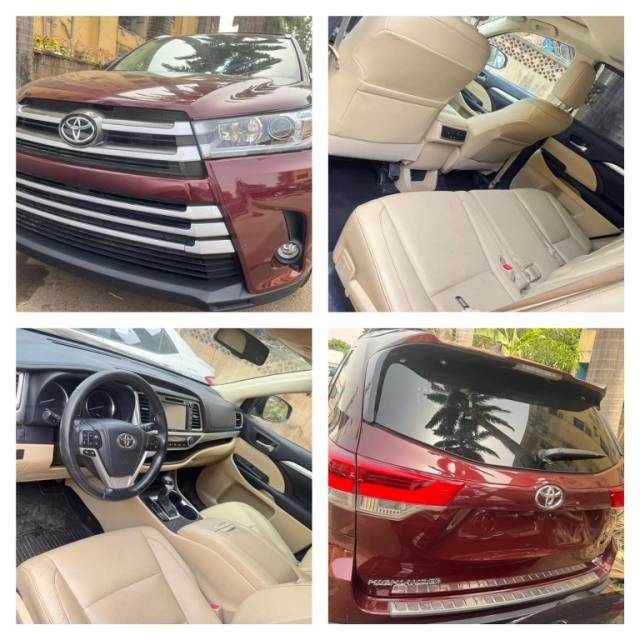 Tokunbo 2018 Toyota Highlander - CALL 07034719167