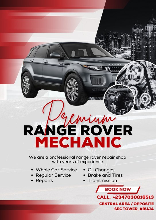 Range Rover Auto Mechanic Repair In Abuja - CALL 07030816513