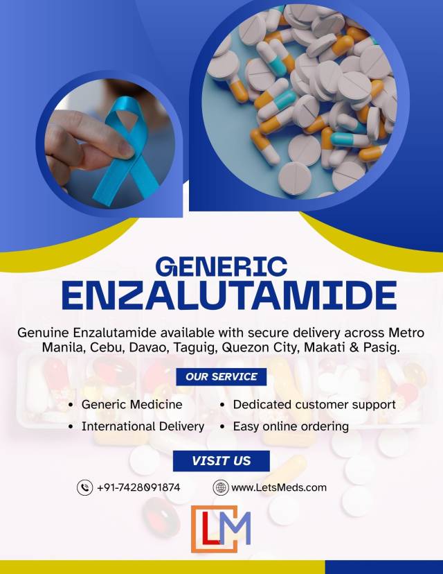 Enzalutamide Capsules Price Online Cost Philippines