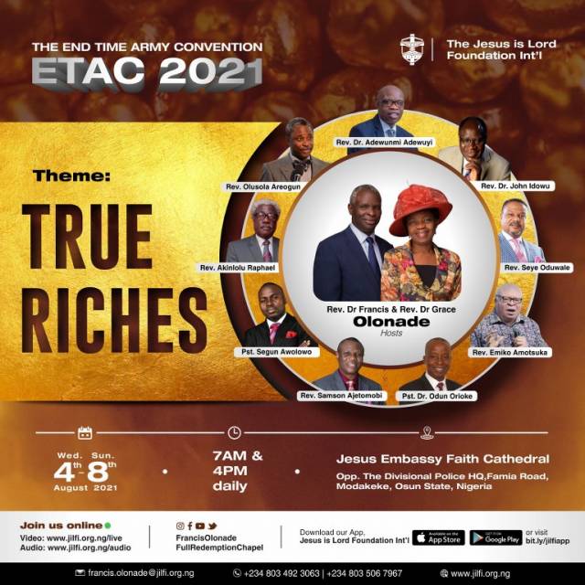 You Are Invited To The End Time Army Convention 2021