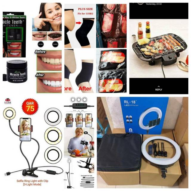 Ring Light, Tummy Trimmer, Grilling Machine And More