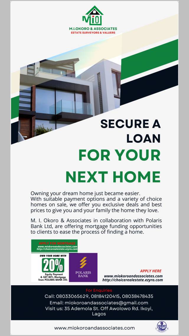 Secure A Loan For Your Next Home - Call 08033065629