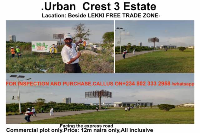 Land For Sale At LEKKI FREE TRADE ZONE - Call 08023332958