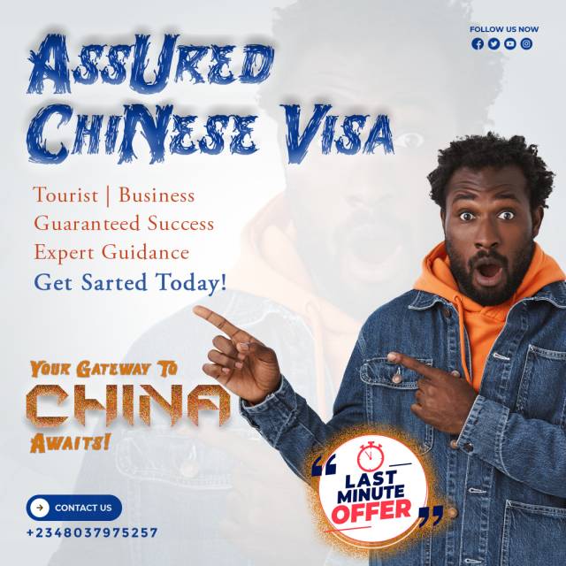 Chinese Visa ... GUARANTEED