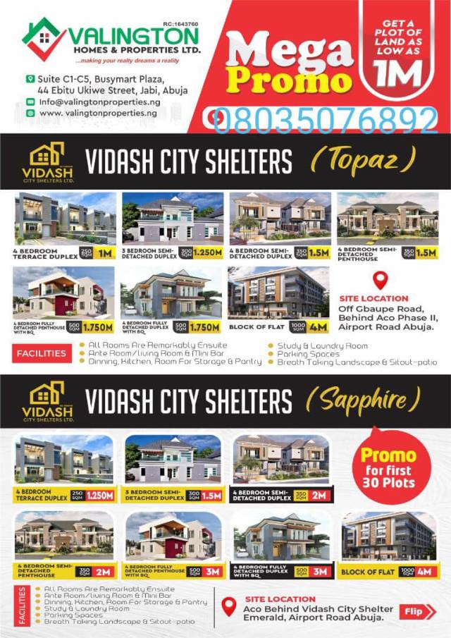 Get A Plot Of Land For As Low As N1m In Abuja