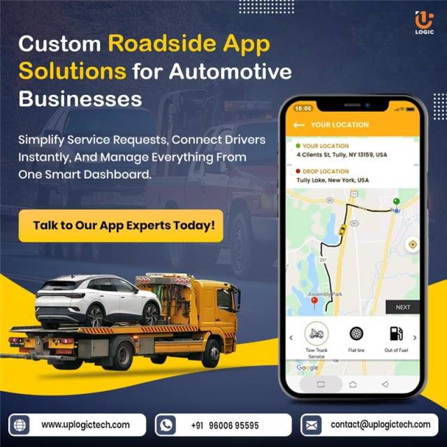 Roadside Assistance App Development Company - Uplogic Technologies