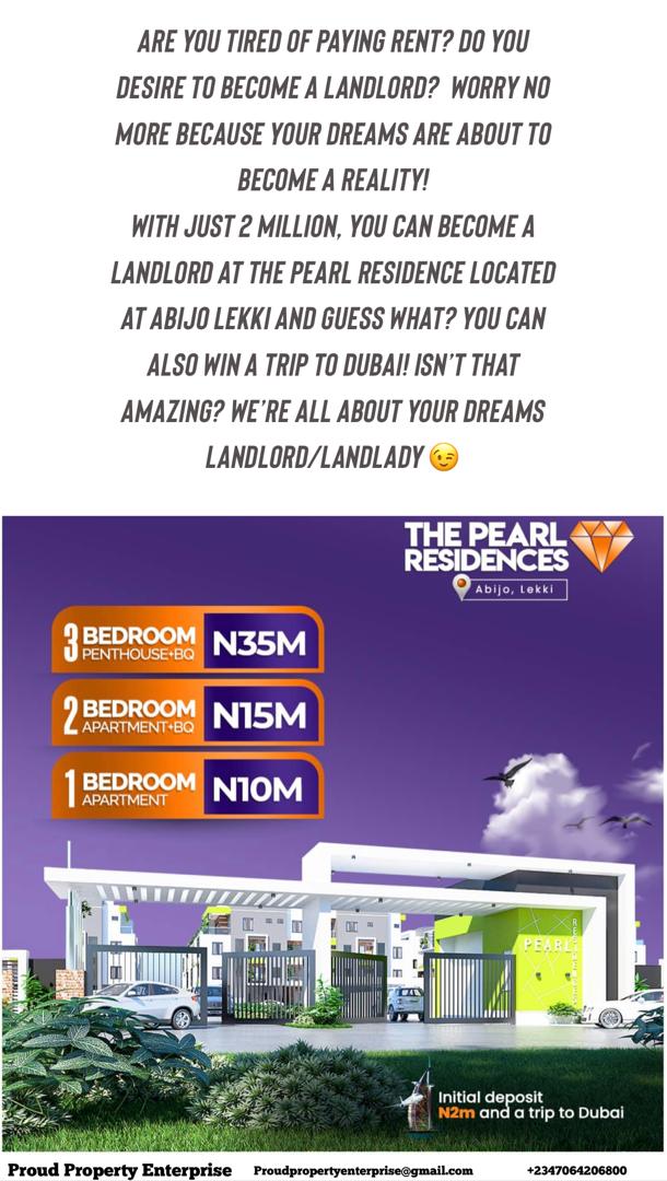 Apartments And Penthouse For Sale At Abijo Lekki - CALL 07064206800