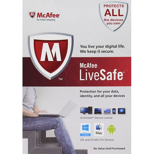 McAfee Livesafe - Unlimited Devices 1 Year