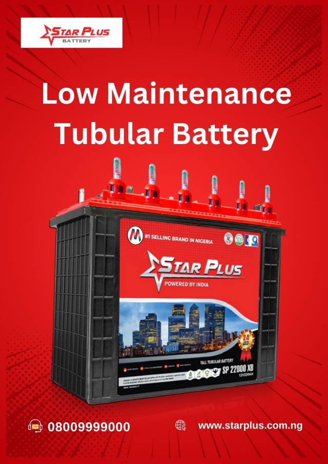 Get Advanced Low Maintenance Tubular Battery For Hassle-Free Energy
