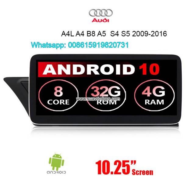 Audi A4 A4L B8 A5 S4 S5 Car Radio Navigation GPS Android