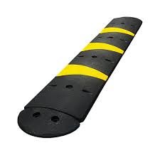1000mm Yellow And Black Rubber Speed Safety Hump