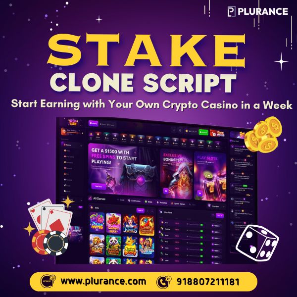 Stake Clone Script Multi-Game, Crypto-Ready
