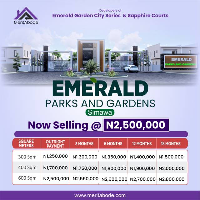 Secure Your Own Plot Of Land At Simawa - Call 07067754408