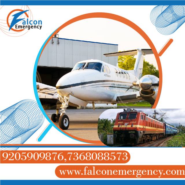With Apt Medical Care Hire Falcon Emergency Train Ambulance Services In Patna