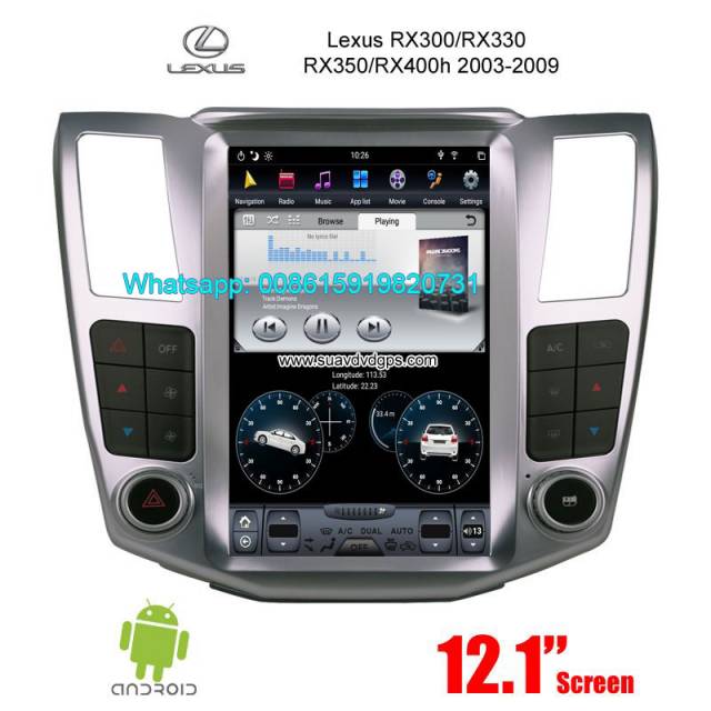 LEXUS RX300 330 350 400h Tesla Smart Car Stereo Manufacturers