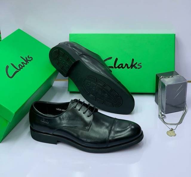 Clarks Italian Black And Brown Corporate Shoes - CALL 08121630113