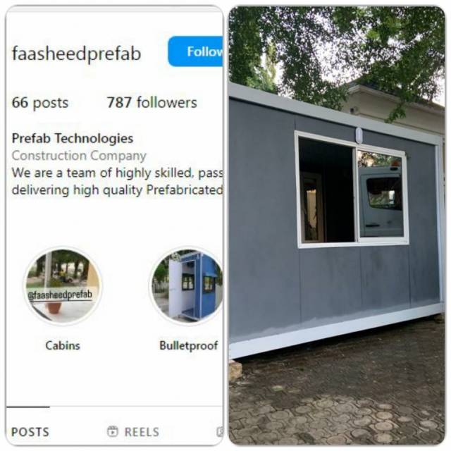 FOLLOW Prefab Technologies ON INSTAGRAM - Prefabricated Cabins