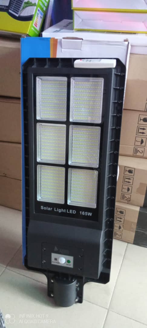 German Standard 165 Watts Solar Street Light - Call 08161866423