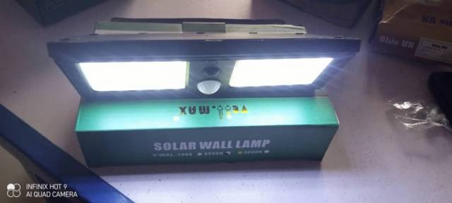 2 Phase Solar Wall Lamp - Call 08161866423
