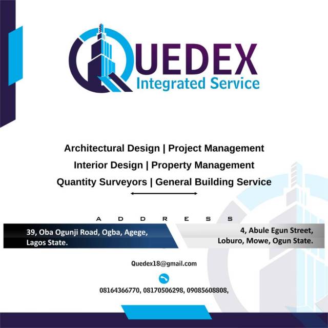 For Architectural Design And General Building Services - Call 08164366770