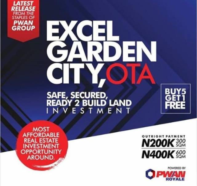 Plots Of Land For Sale At EXCEL GARDENS CITY OTA - Call 08139357320