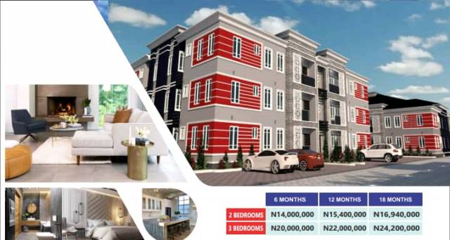 2 And 3 Bedroom Apartments At HAVEN RESIDENCE ABIJO - Call 08139357320