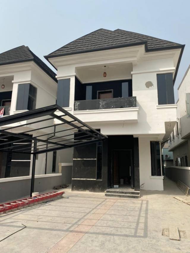 5 Bdr Fully Detached Duplex With Bq For Sale At Ajah - Call 07056001917
