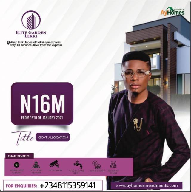 Buy Your Plot Of Land Today At Elite Garden Lekki - Call  08115359141