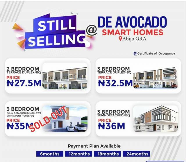 Duplexes And Bungalows For Sale At Abijo GRA LEKKI