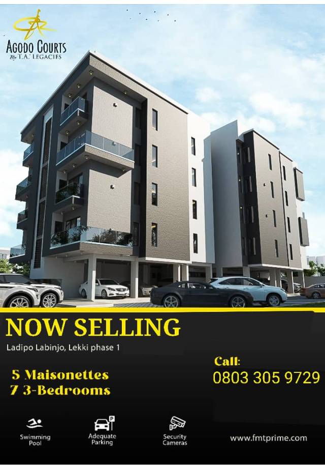 Selling Maisonettes And 3 Bdr At Lekki Phase 1 - Call 08033059729